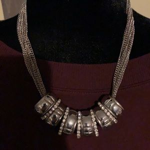 Daisy Fuentes silver colored necklace